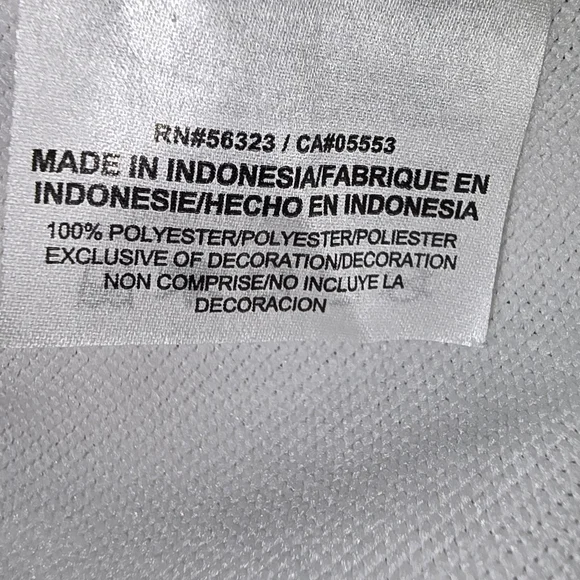 #M29 Nike White Dri-FIT Legs Pants With Side Slit & Button Details,loose Fit. - Picture 9 of 9